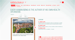 Desktop Screenshot of kardiologija.lv